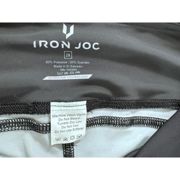 "IRON JOC" Women's Black Leggings,Silver Ion Technology,New W/Out Tags, Gym Wear - Picture 3 of 6
